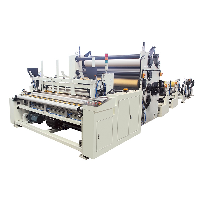 Start-stop rewinding machine